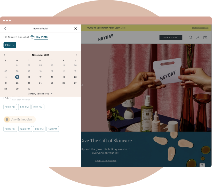 Heyday - Homepage